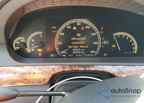 2008 Mercedes-Benz S 550 from USA, damaged, VIN WDDNG71X28A231404